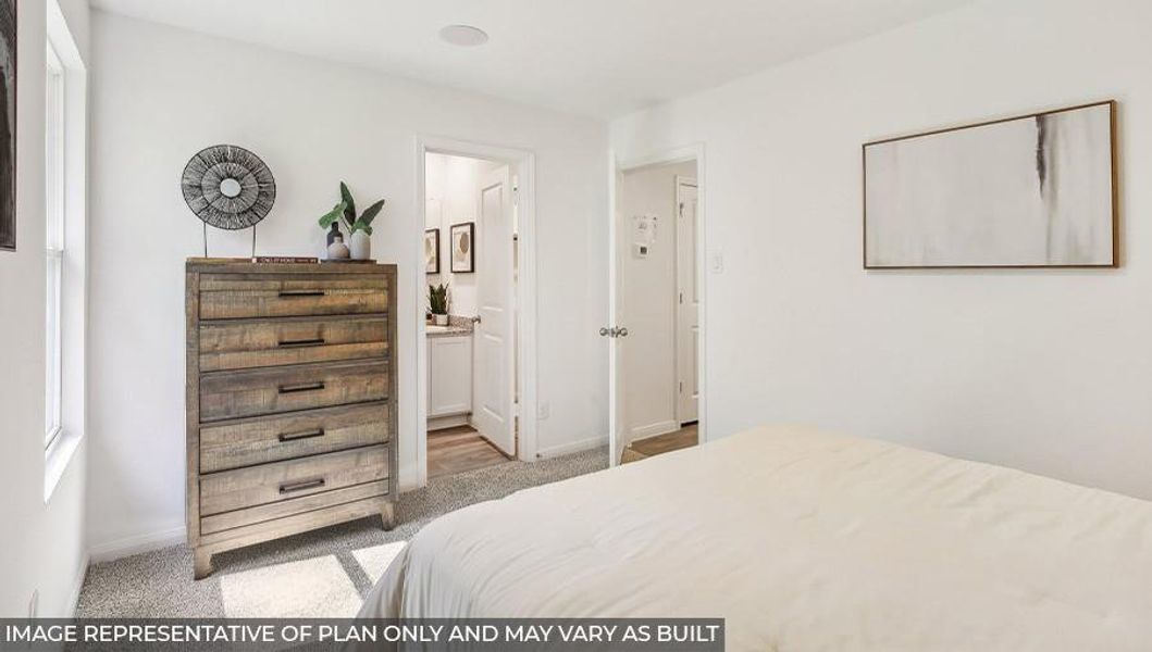 Furnished interior view inside a new home in Gemini, Splendora (Image 10).