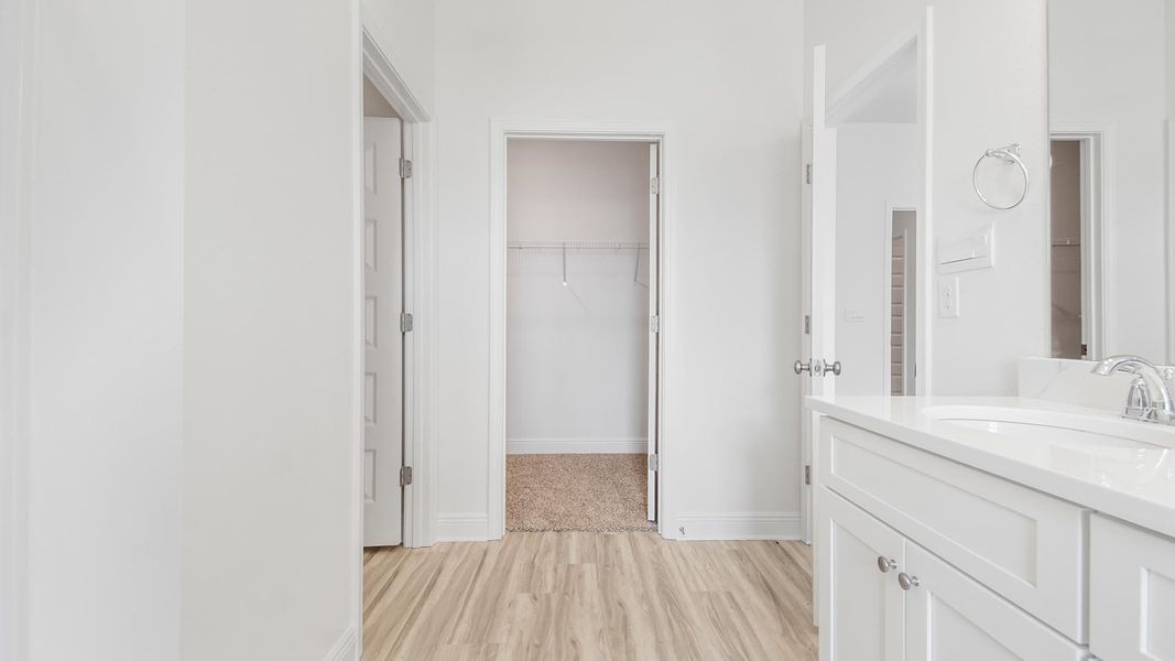 Representative unfurnished interior of a home built from the Carol by D.R. Horton in Holley Grove at Peach Creek, Santa Rosa Beach (Image 24).