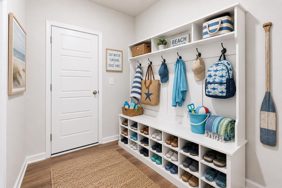 Furnished interior view inside a new home in Limehouse Village: Arbor Series, Summerville (Image 18).