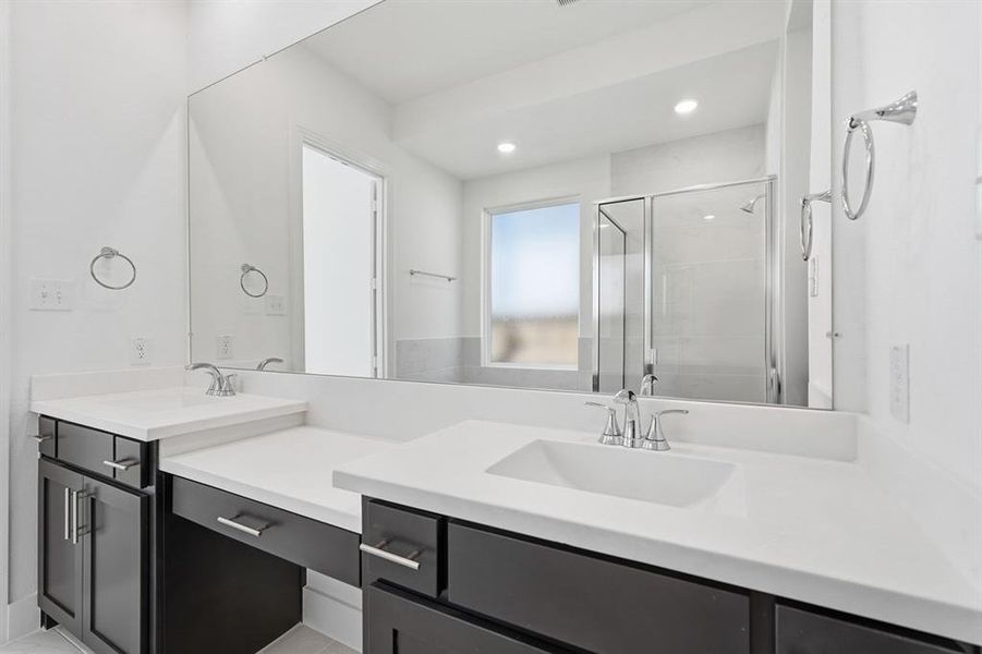 Furnished interior view inside a new home in Sandbrock Ranch, Aubrey (Image 12). Furnished interior view inside a new home in Sandbrock Ranch, Aubrey (Image 12).