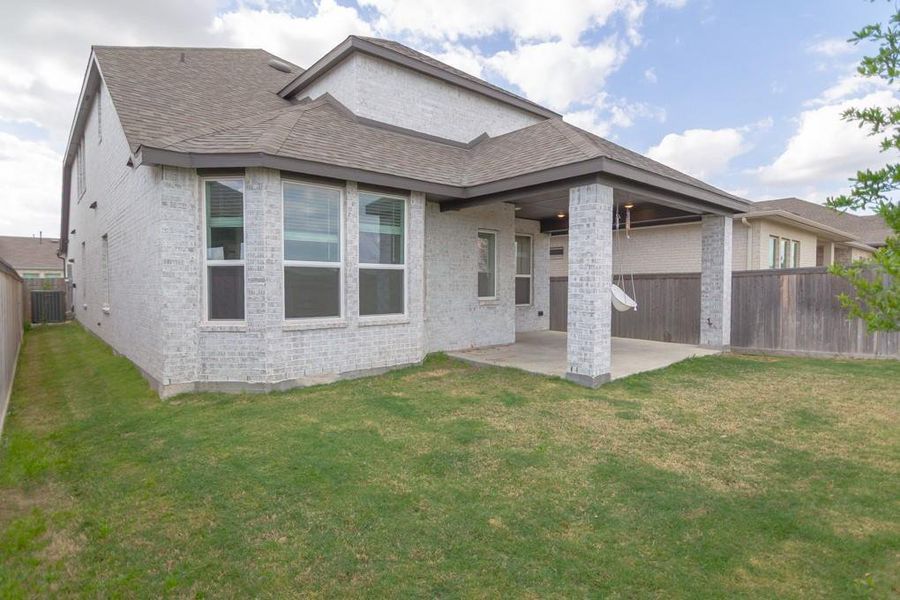 Exterior details and patio area of a home in , Cypress (Image 3).