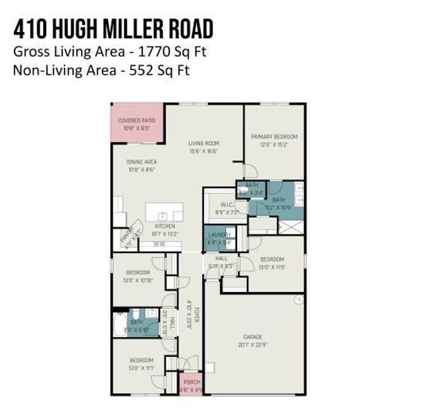 2D floor plan layout of this home in , Lexington, NC (Image 4). 2D floor plan layout of this home in , Lexington, NC (Image 4).