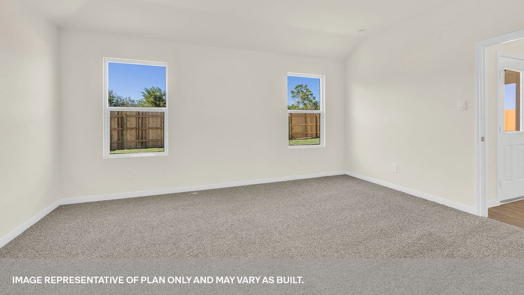 Spacious, unfurnished interior of a new home in Paramount, Kyle (Image 22).