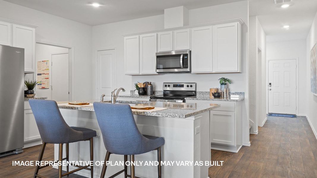Furnished interior view inside a new home in Palomino, Manor (Image 11).