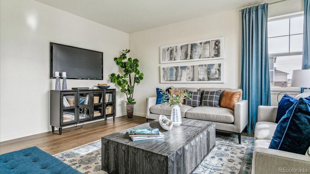 Furnished interior view inside a new home in Sky Ranch, Watkins (Image 5).