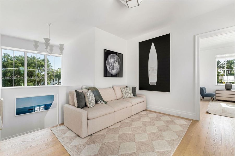 Furnished interior view inside a new home in , Key Biscayne (Image 30). Furnished interior view inside a new home in , Key Biscayne (Image 30).