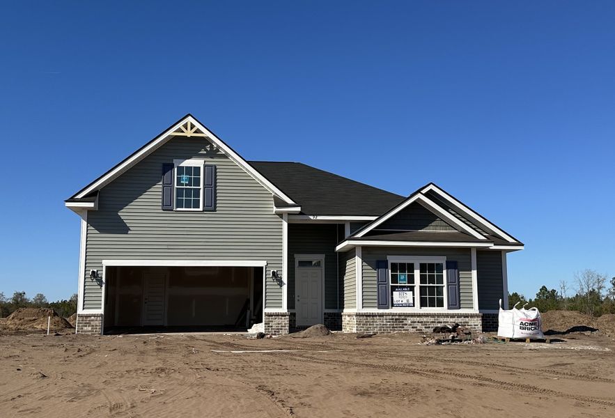 In-progress construction of a new home in The Village at Sassafras, Allenhurst, GA (Image 5). In-progress construction of a new home in The Village at Sassafras, Allenhurst, GA (Image 5).