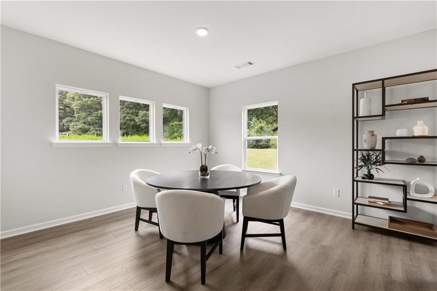 Furnished interior view inside a new home in Greene Farm, Cartersville (Image 14).