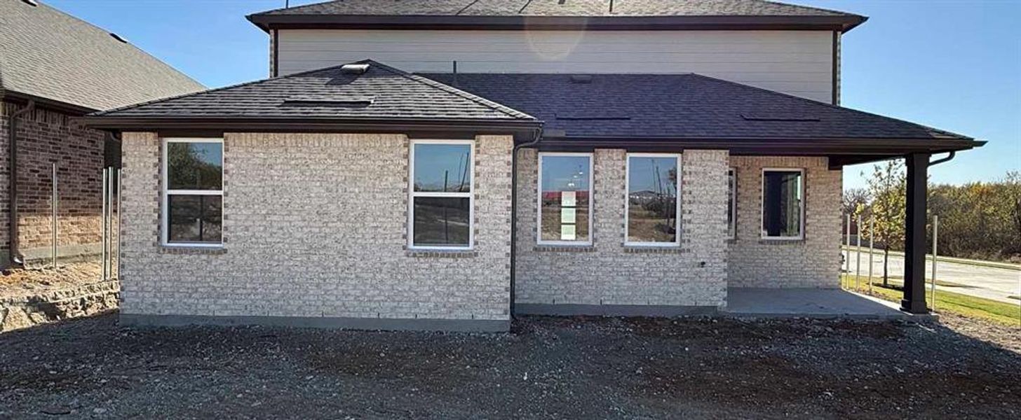 Rear Exterior Design Construction Progress