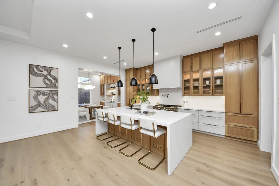 Furnished interior view inside a new home in , Houston (Image 29).