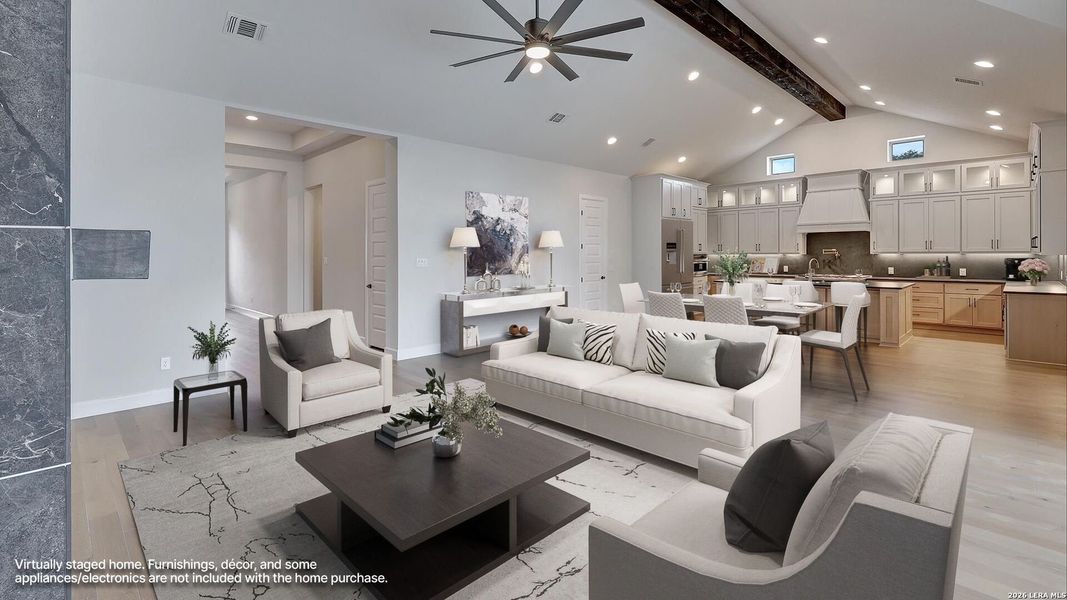 Furnished interior view inside a new home in The Dominion, San Antonio (Image 11). Furnished interior view inside a new home in The Dominion, San Antonio (Image 11).