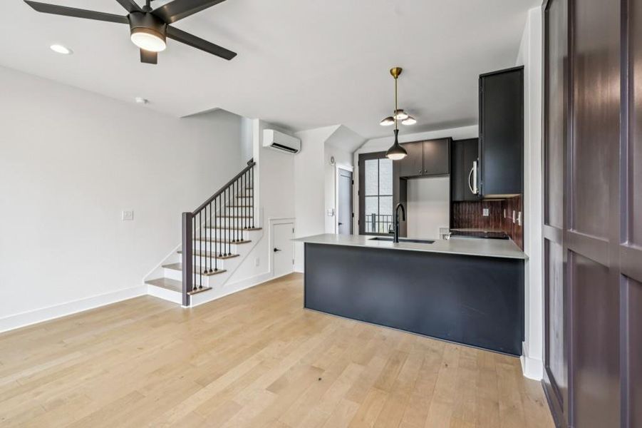 Furnished interior view inside a new home in , Atlanta (Image 8).