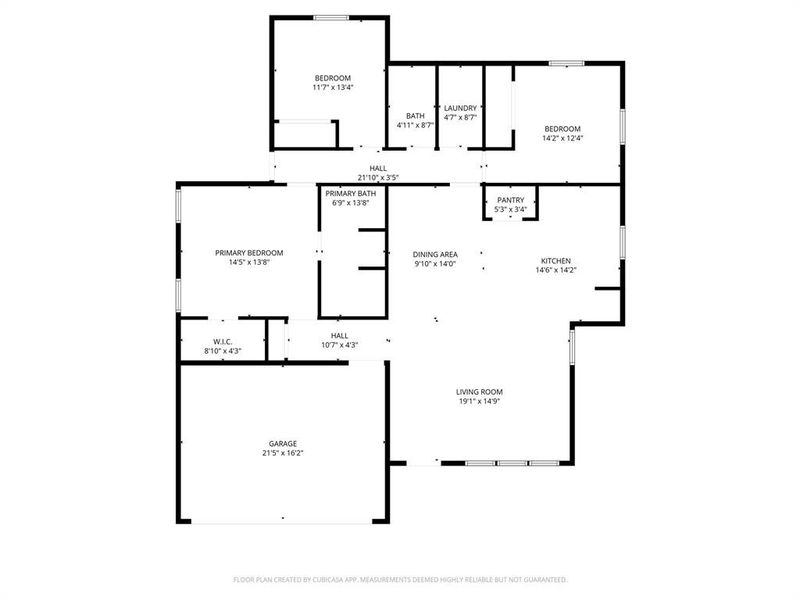 2D floor plan layout of this home in , Trinidad, TX (Image 5).