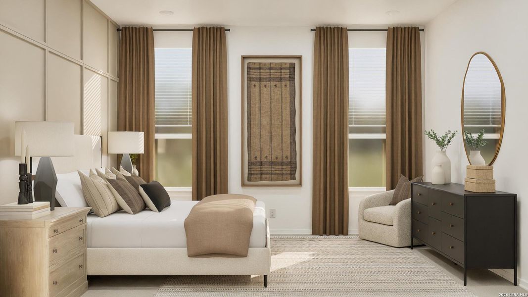 Furnished interior view inside a new home in Gatehouse, New Braunfels (Image 27).