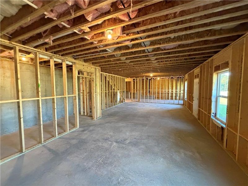 In-progress construction of a new home in Mallard’s Landing, Jefferson, GA (Image 45).