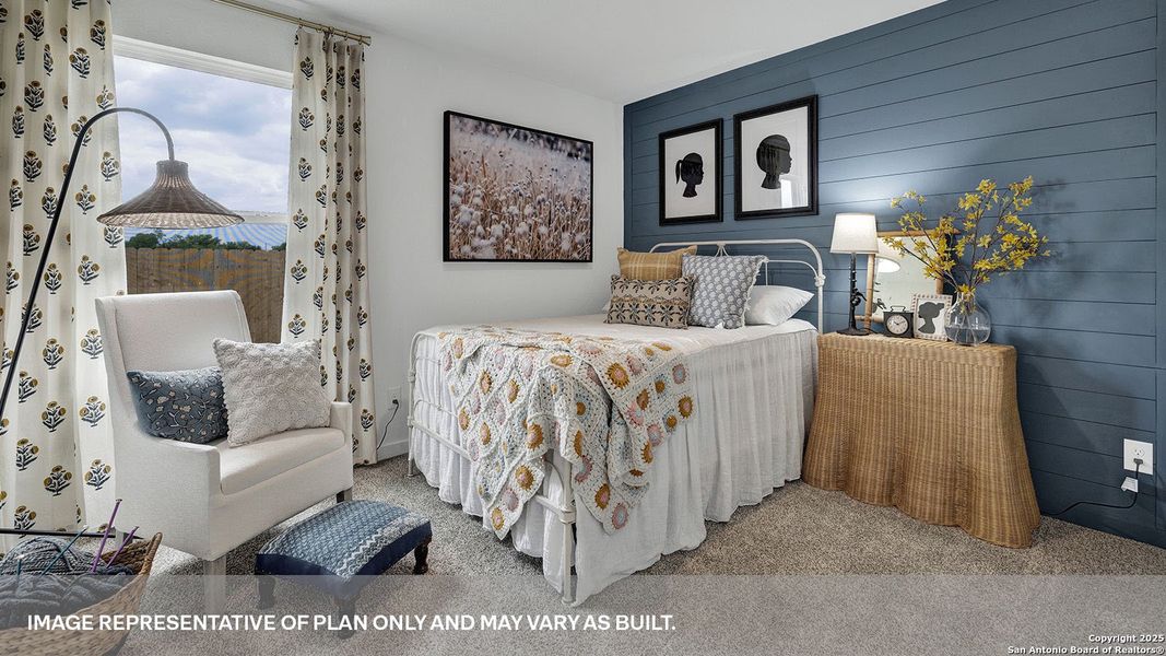 Furnished interior view inside a new home in Sonoma Oaks, Fredericksburg (Image 37).