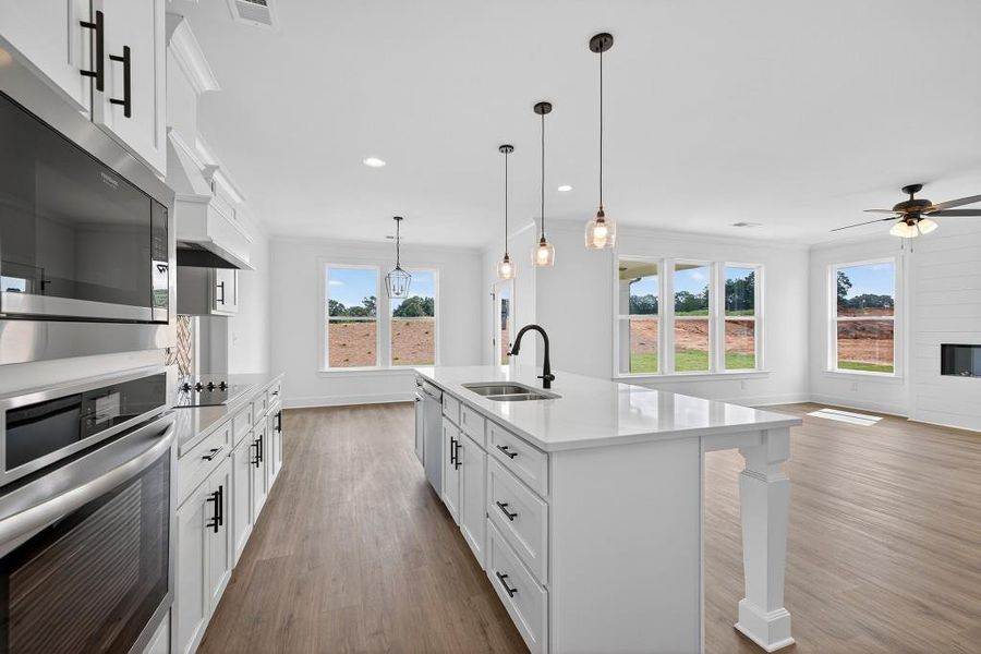 Furnished interior view inside a new home in Magnolia Ridge, Monroe (Image 8).