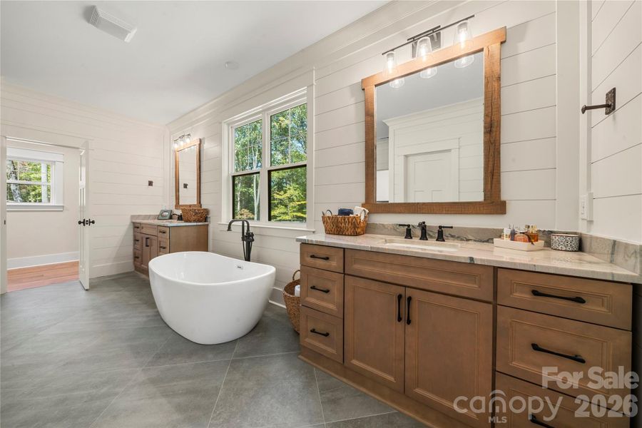 Furnished interior view inside a new home in , Clover (Image 13).
