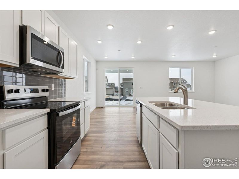 Furnished interior view inside a new home in The Overlook at Johnstown Farms, Johnstown (Image 13).