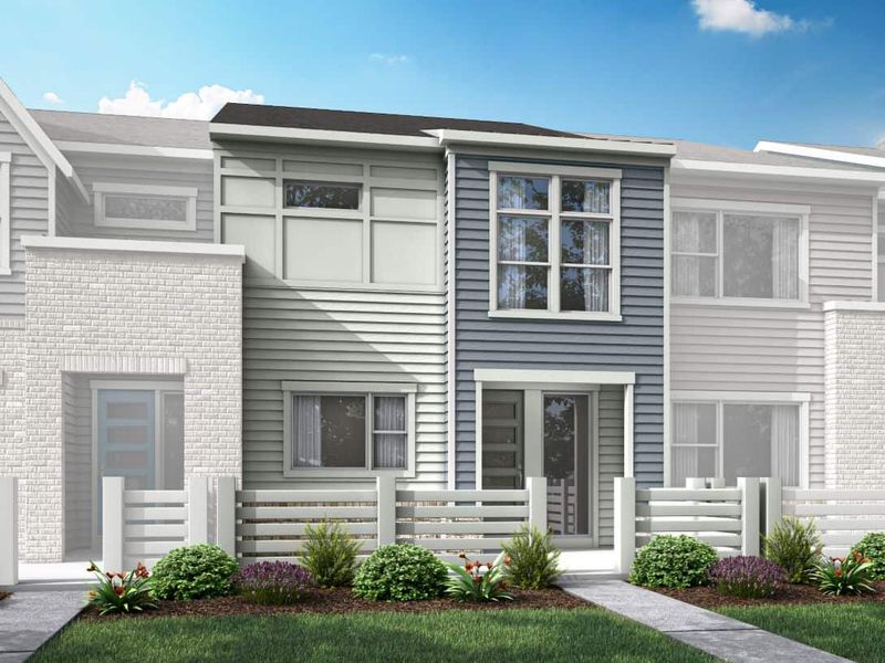 Representative exterior details of a home built from the Wilson by Tri Pointe Homes in Townes at Chatham Park, Pittsboro (Image 3). Representative exterior details of a home built from the Wilson by Tri Pointe Homes in Townes at Chatham Park, Pittsboro (Image 3).