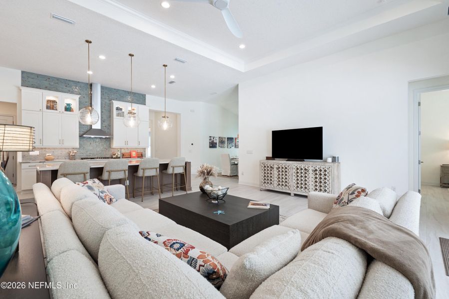 Furnished interior view inside a new home in , Ponte Vedra (Image 33).