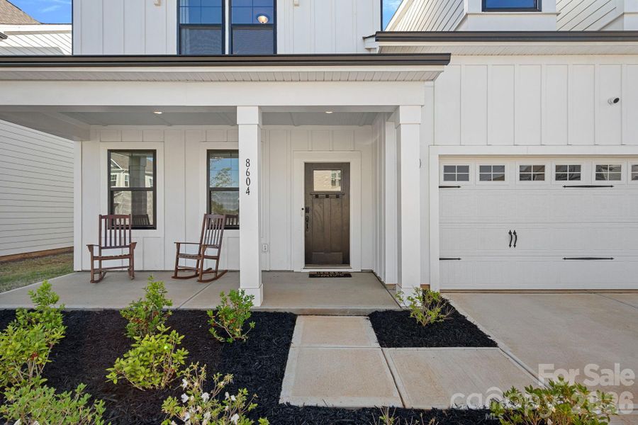 Exterior details and patio area of a home in , Huntersville (Image 23).