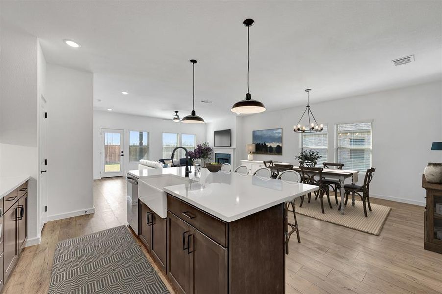 Furnished interior view inside a new home in Rolling Ridge, Van Alstyne (Image 9).
