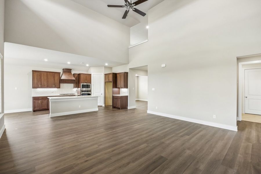 Representative unfurnished interior of a home built from the The Mockingbird by Lillian Custom Homes in Polo Ridge, Forney (Image 37).