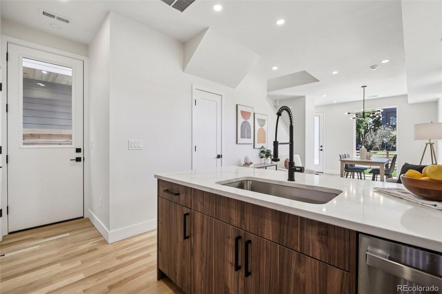 Furnished interior view inside a new home in , Denver (Image 13).