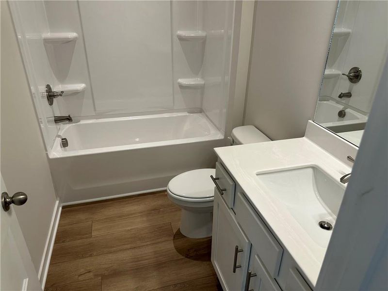 Furnished interior view inside a new home in Rosewood Lake Estates, Hoschton (Image 8).