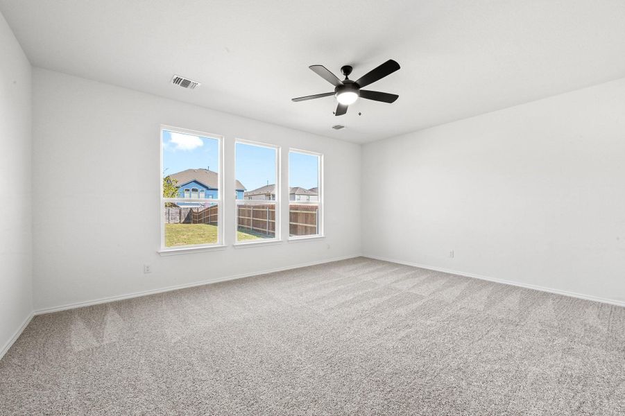 Spacious, unfurnished interior of a new home in Salerno - Classic Collection, Round Rock (Image 25).