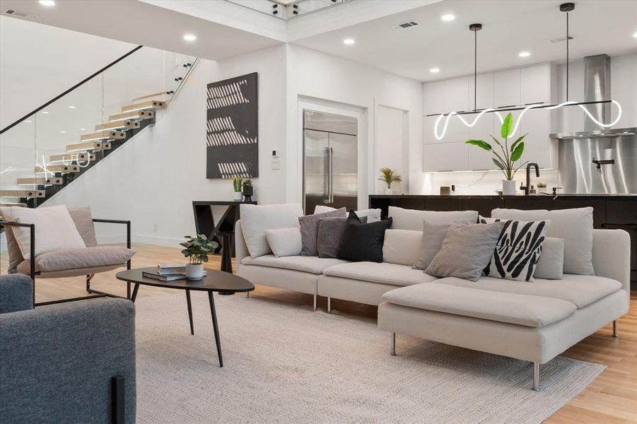 Furnished interior view inside a new home in , Dallas (Image 12). Furnished interior view inside a new home in , Dallas (Image 12).