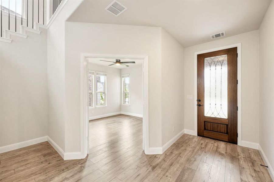 Spacious, unfurnished interior of a new home in Woodstone, Providence Village (Image 26).