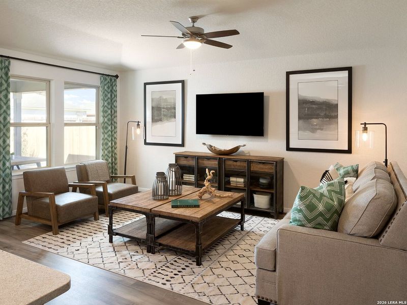 Furnished interior view inside a new home in Lark Canyon, New Braunfels (Image 9).