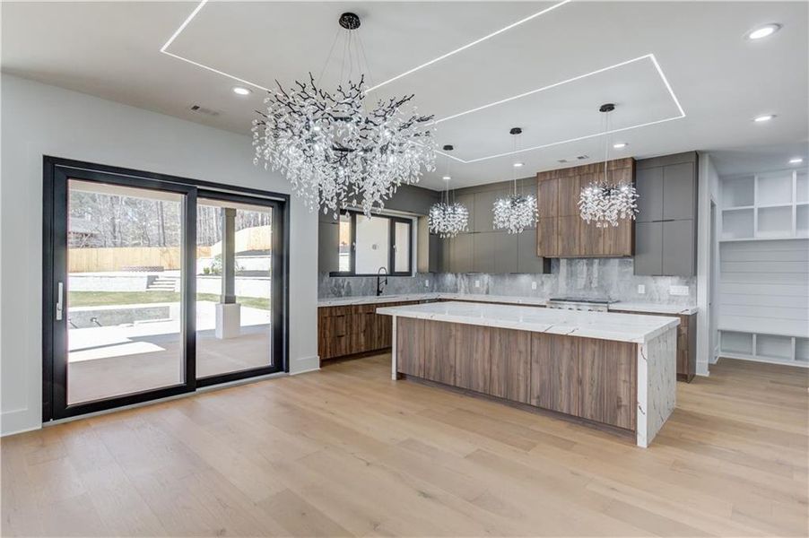 Furnished interior view inside a new home in , Sugar Hill (Image 14). Furnished interior view inside a new home in , Sugar Hill (Image 14).