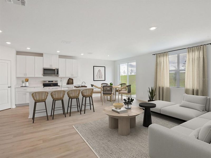 Furnished interior view inside a new home in Salt Meadows - Classic Series, Parrish (Image 6).