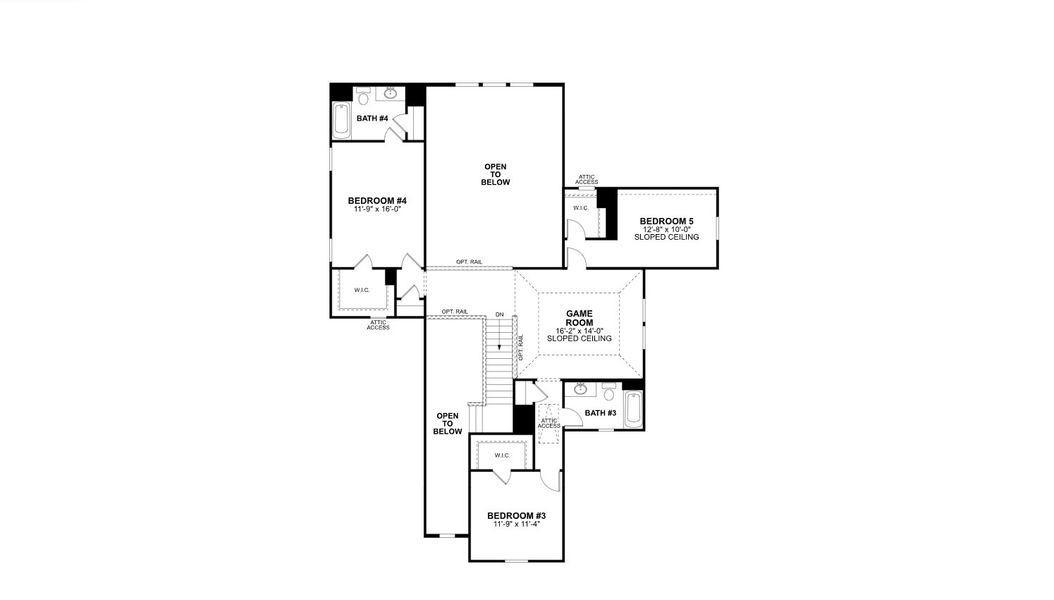 2D floor plan layout for the Salado X Dc by M/I Homes in Berryknoll, Montgomery, TX (Image 4). 2D floor plan layout for the Salado X Dc by M/I Homes in Berryknoll, Montgomery, TX (Image 4).