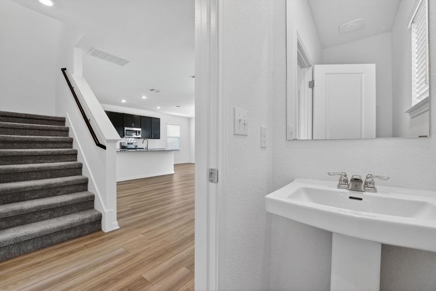Furnished interior view inside a new home in Longview, Del Valle (Image 8).