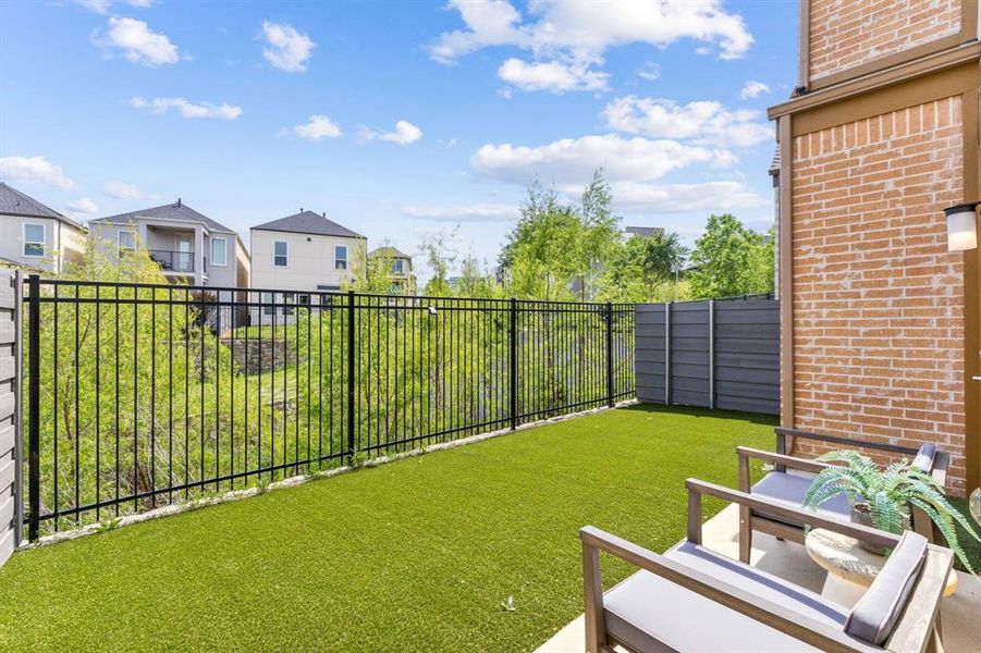 Front exterior of a new home in Merion at Midtown Park, Dallas, TX, highlighting curb appeal (Image 19). Front exterior of a new home in Merion at Midtown Park, Dallas, TX, highlighting curb appeal (Image 19).