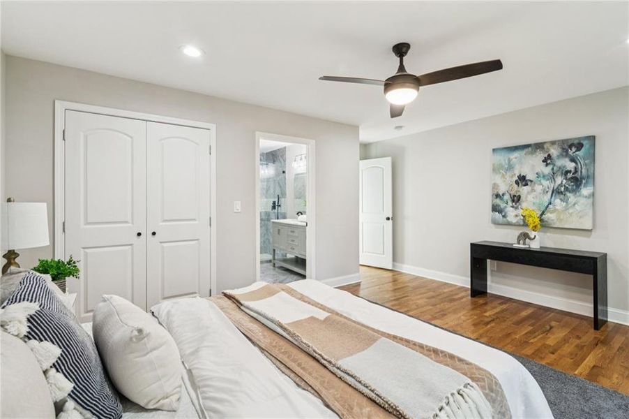 Furnished interior view inside a new home in , Decatur (Image 4).