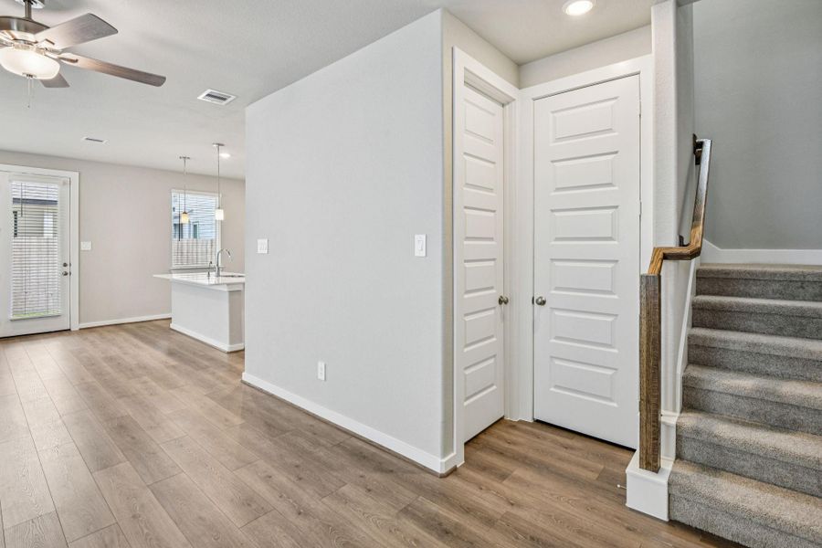 Photo is not of the actual home, but is an inspirational photo of builder’s model home and may depict options, furnishings, and/or decorator features that are not included