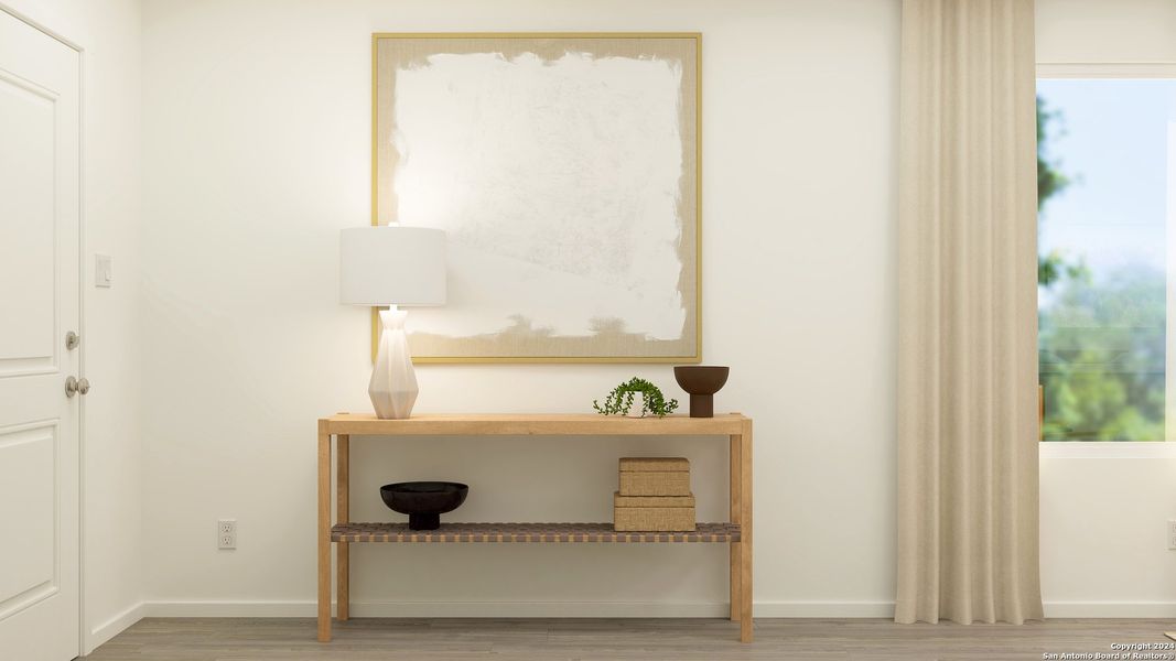 Furnished interior view inside a new home in Rose Valley, Converse (Image 18).