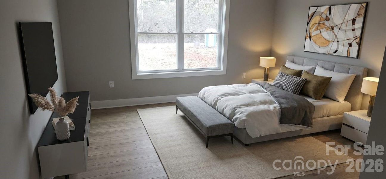 Furnished interior view inside a new home in , Clover (Image 8).