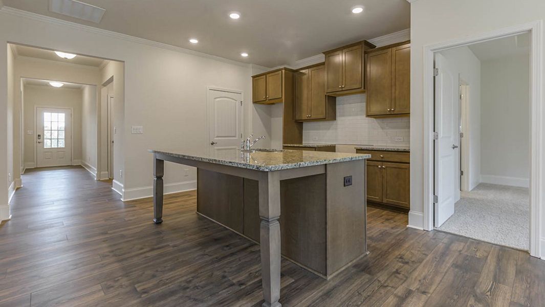 Representative furnished interior of a home built from the ACADIA by D.R. Horton in Hamptons at Riverwood South, Dallas (Image 9).