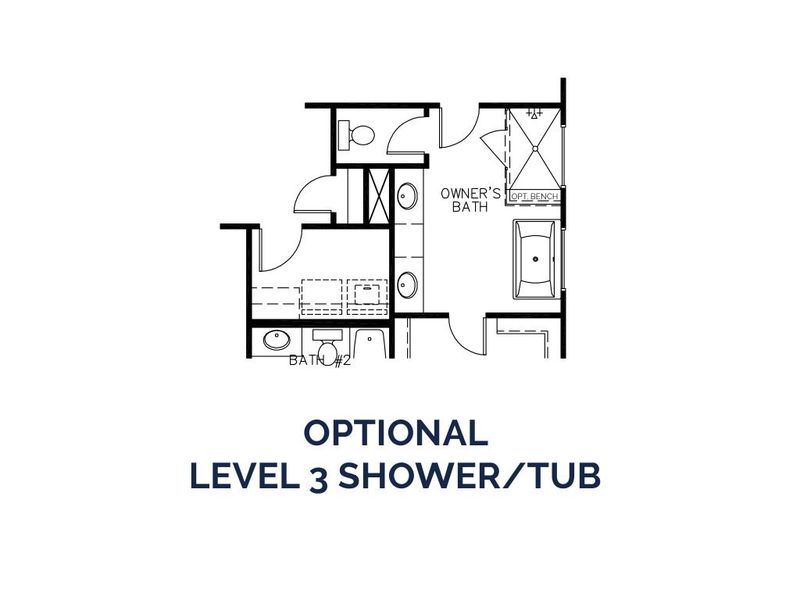 2D floor plan layout for the The Grayson by Stephen Elliott Homes in Ruby Creek Estates, Atlanta, GA (Image 10).