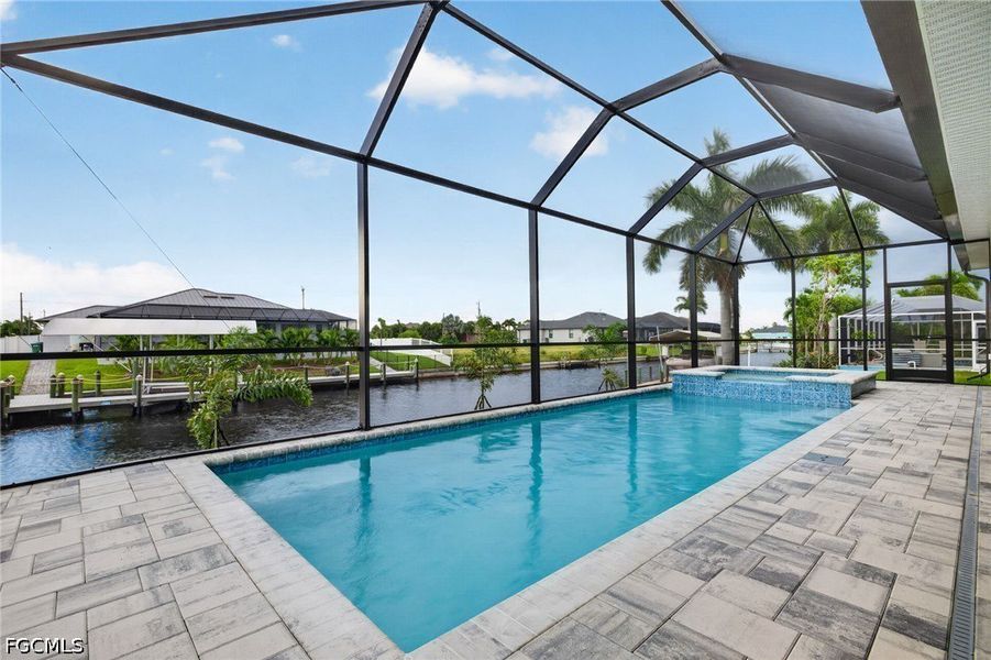 Exterior details and patio area of a home in Cape Coral, Cape Coral (Image 21). Exterior details and patio area of a home in Cape Coral, Cape Coral (Image 21).