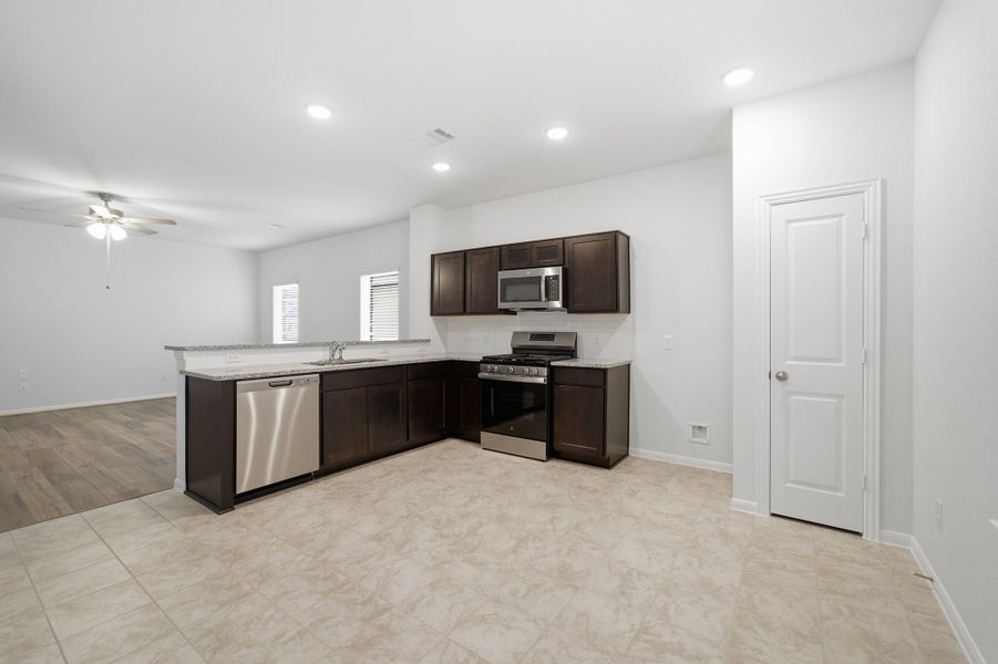 Furnished interior view inside a new home in Hayden Estates, Buckeye (Image 4).