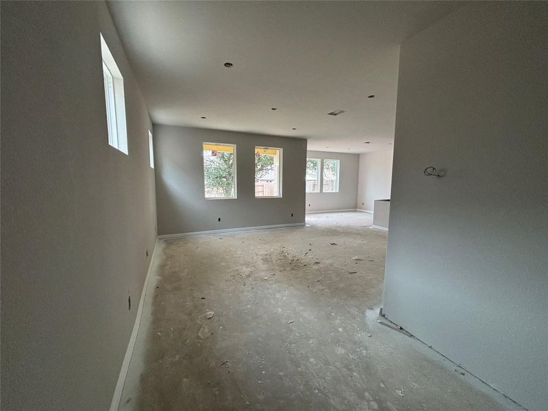 Spacious, unfurnished interior of a new home in Berry Creek Highlands, Georgetown (Image 18). Spacious, unfurnished interior of a new home in Berry Creek Highlands, Georgetown (Image 18).