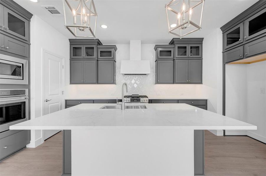 Furnished interior view inside a new home in Timberbrook, Justin (Image 5).