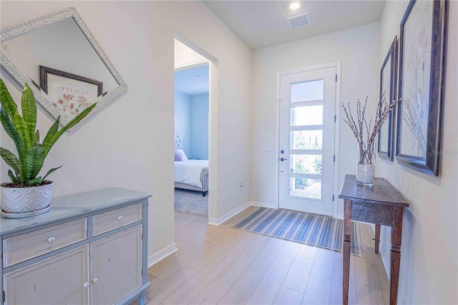 Furnished interior view inside a new home in Parkview Reserve, Orlando (Image 6). Furnished interior view inside a new home in Parkview Reserve, Orlando (Image 6).